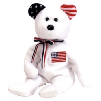 America the bear - White